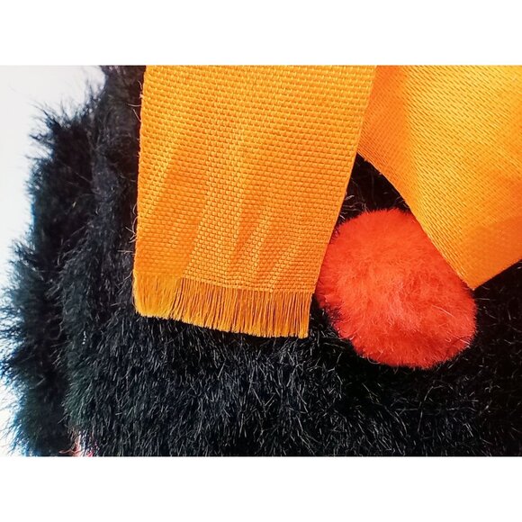 Gund Panda Vintage 1971 Plush Orange Bow Red Houndstooth Accents 13 Inches - Picture 16 of 16